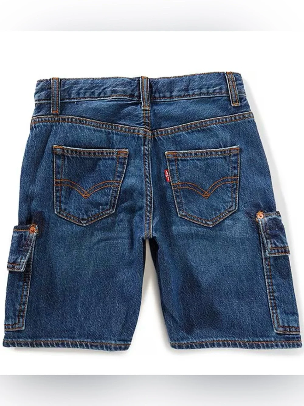 Boys Levi’s Denim Cargo Shorts Relaxed Shorts Size 14 NWT